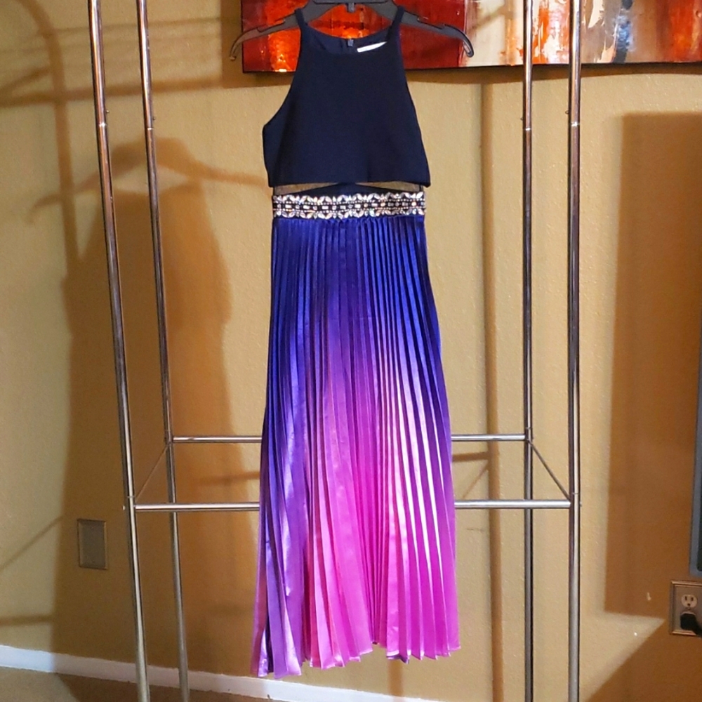 Rare Editions Big Girl halter dress size 7